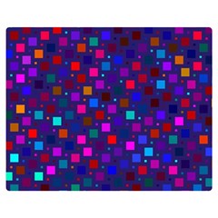 Squares Square Background Abstract Double Sided Flano Blanket (medium)  by Nexatart