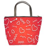 Background Valentine S Day Love Bucket Bags Back