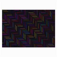 Lines Line Background Large Glasses Cloth (2-side) by Nexatart