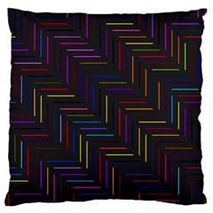 Lines Line Background Large Flano Cushion Case (one Side)