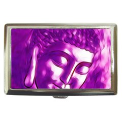 Purple Buddha Art Portrait Cigarette Money Cases