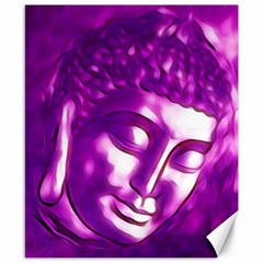 Purple Buddha Art Portrait Canvas 8  X 10  by yoursparklingshop