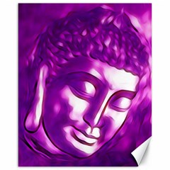 Purple Buddha Art Portrait Canvas 16  X 20   by yoursparklingshop