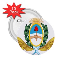 The Argentine Air Force Emblem  2 25  Buttons (10 Pack)  by abbeyz71