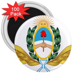 The Argentine Air Force Emblem  3  Magnets (100 Pack) by abbeyz71