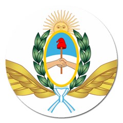 The Argentine Air Force Emblem  Magnet 5  (round) by abbeyz71