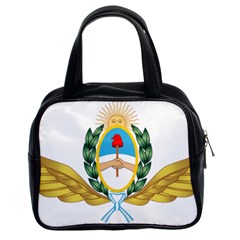 The Argentine Air Force Emblem  Classic Handbags (2 Sides) by abbeyz71