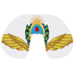 The Argentine Air Force Emblem  Travel Neck Pillows by abbeyz71