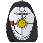 Symbol of Argentine Navy  Backpack Bag Front