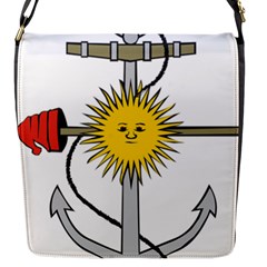 Symbol Of Argentine Navy  Flap Messenger Bag (s) by abbeyz71