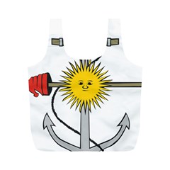 Symbol Of Argentine Navy  Full Print Recycle Bags (m)  by abbeyz71