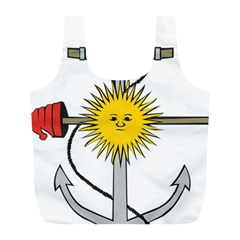 Symbol Of Argentine Navy  Full Print Recycle Bags (l)  by abbeyz71