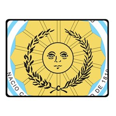 Seal Of The Argentine Army Fleece Blanket (small) by abbeyz71