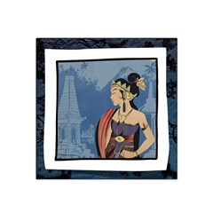 Java Indonesia Girl Headpiece Satin Bandana Scarf by Nexatart