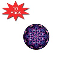 Mandala Circular Pattern 1  Mini Magnet (10 Pack)  by Nexatart
