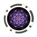 Mandala Circular Pattern Poker Chip Card Guard Back