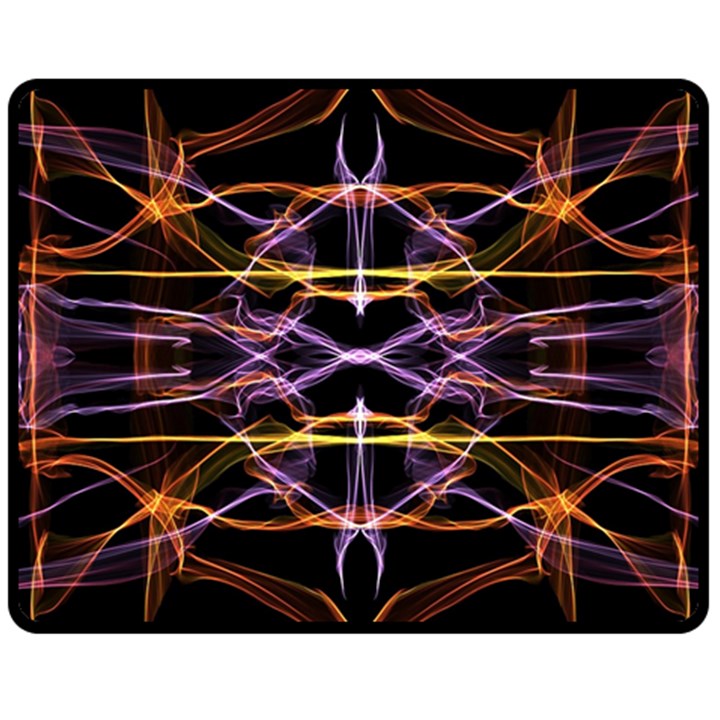 Wallpaper Abstract Art Light Double Sided Fleece Blanket (Medium) 