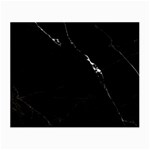 Black Marble Tiles Rock Stone Statues Small Glasses Cloth (2-Side) Front