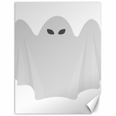 Ghost Halloween Spooky Horror Fear Canvas 18  X 24  