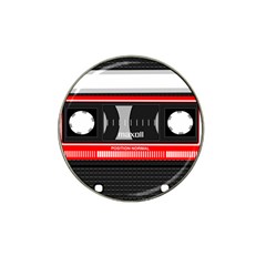 Compact Cassette Musicassette Mc Hat Clip Ball Marker by Nexatart
