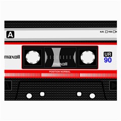 Compact Cassette Musicassette Mc Large Glasses Cloth by Nexatart