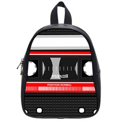 Compact Cassette Musicassette Mc School Bag (small) by Nexatart