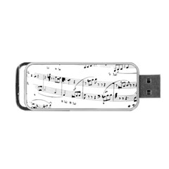 Abuse Background Monochrome My Bits Portable Usb Flash (two Sides) by Nexatart