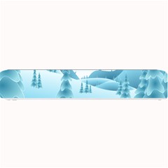 Landscape Winter Ice Cold Xmas Small Bar Mats by Nexatart