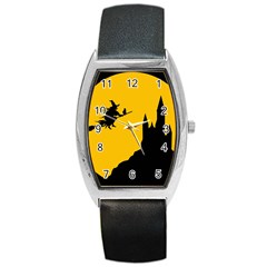 Castle Cat Evil Female Fictional Barrel Style Metal Watch by Nexatart