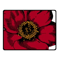 Floral Flower Petal Plant Fleece Blanket (Small)