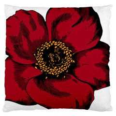 Floral Flower Petal Plant Large Cushion Case (One Side)