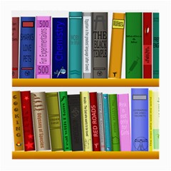 Shelf Books Library Reading Medium Glasses Cloth (2-side) by Nexatart