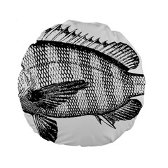 Animal Fish Ocean Sea Standard 15  Premium Flano Round Cushions by Nexatart