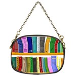 Shelf Books Library Reading Chain Purses (Two Sides)  Back