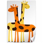 Giraffe Africa Safari Wildlife Canvas 12  x 18   11.88 x17.36  Canvas - 1