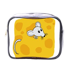 Rat Mouse Cheese Animal Mammal Mini Toiletries Bags by Nexatart