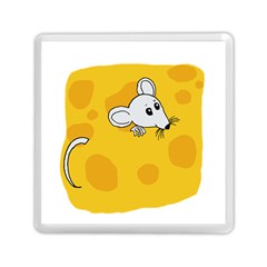 Rat Mouse Cheese Animal Mammal Memory Card Reader (square)  by Nexatart
