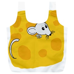 Rat Mouse Cheese Animal Mammal Full Print Recycle Bags (l) 