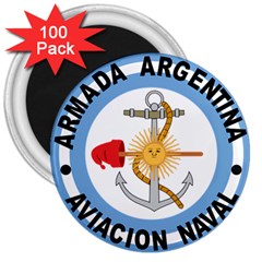 Argentine Naval Aviation Patch 3  Magnets (100 Pack) by abbeyz71