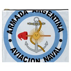 Argentine Naval Aviation Patch Cosmetic Bag (xxxl)  by abbeyz71