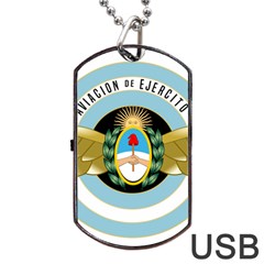 Argentine Army Aviation Badge Dog Tag Usb Flash (two Sides) by abbeyz71