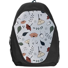 Grey Toned Pattern Backpack Bag by Nexatart