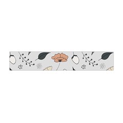 Grey Toned Pattern Flano Scarf (mini) by Nexatart