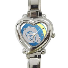 Ram Zodiac Sign Zodiac Moon Star Heart Italian Charm Watch