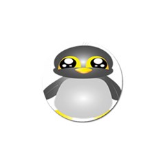 Cute Penguin Animal Golf Ball Marker (4 Pack) by Nexatart