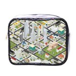 Simple Map Of The City Mini Toiletries Bags Front