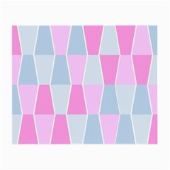 Geometric Pattern Design Pastels Small Glasses Cloth