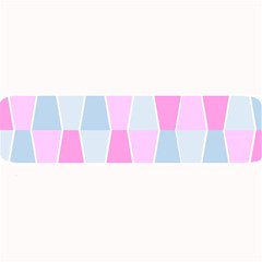 Geometric Pattern Design Pastels Large Bar Mats by Nexatart