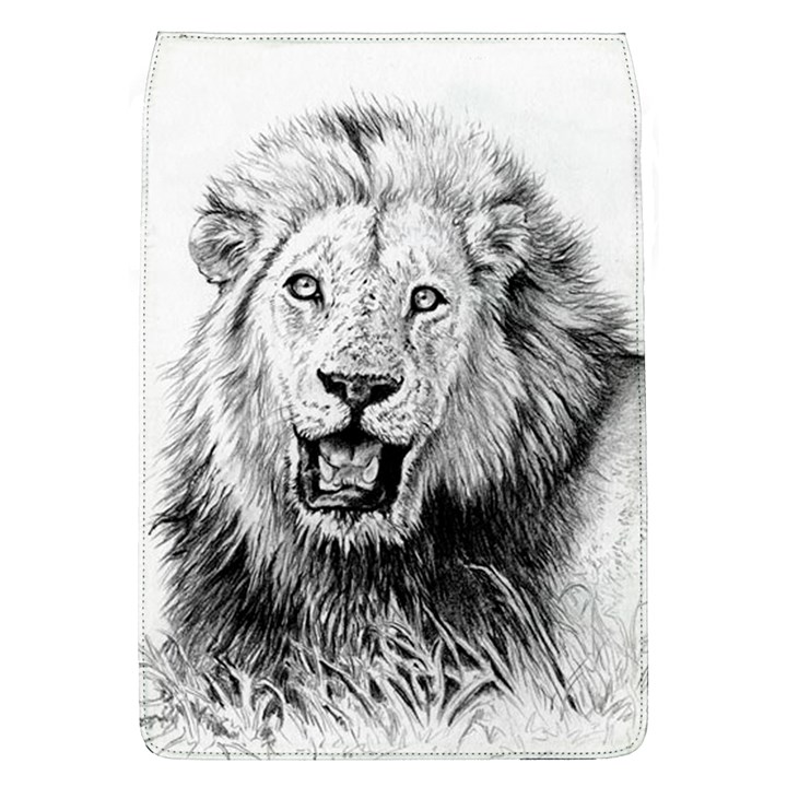 Lion Wildlife Art And Illustration Pencil Flap Covers (L) 