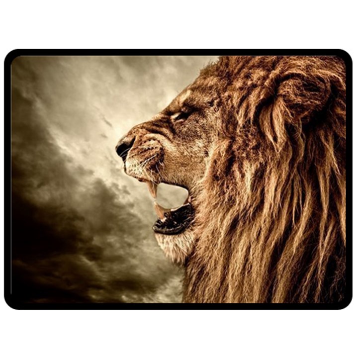 Roaring Lion Double Sided Fleece Blanket (Large) 